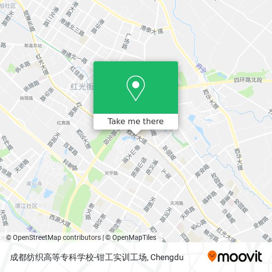 成都纺织高等专科学校-钳工实训工场 map