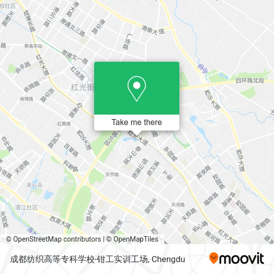 成都纺织高等专科学校-钳工实训工场 map