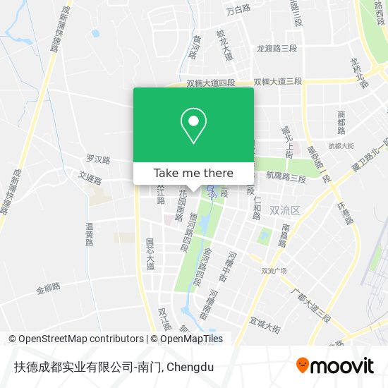 扶德成都实业有限公司-南门 map