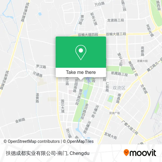 扶德成都实业有限公司-南门 map