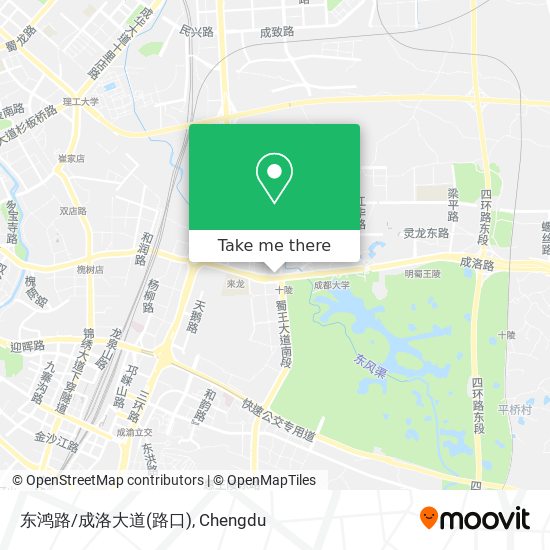 东鸿路/成洛大道(路口) map