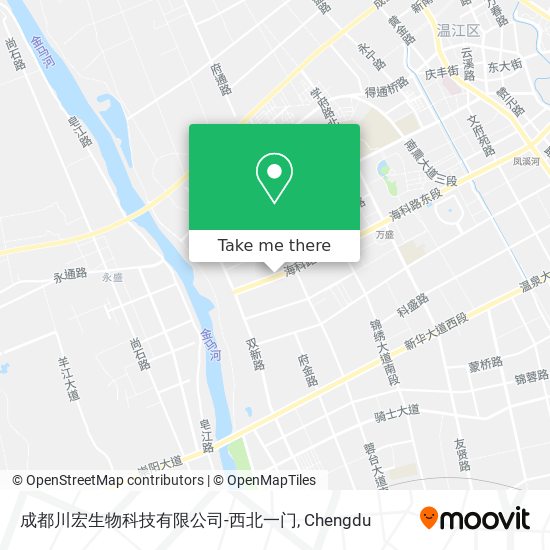 成都川宏生物科技有限公司-西北一门 map
