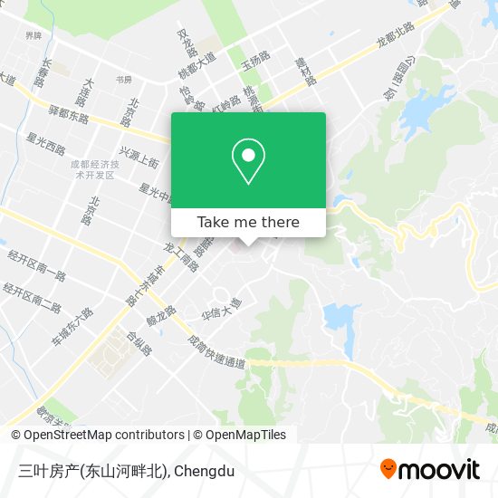 三叶房产(东山河畔北) map