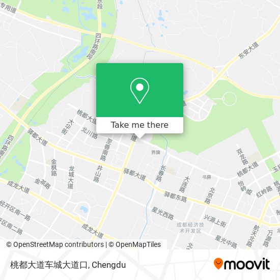 桃都大道车城大道口 map