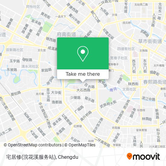 宅居修(浣花溪服务站) map