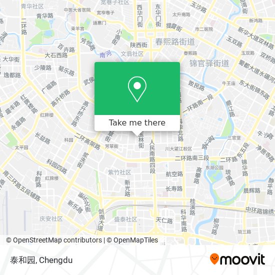 泰和园 map