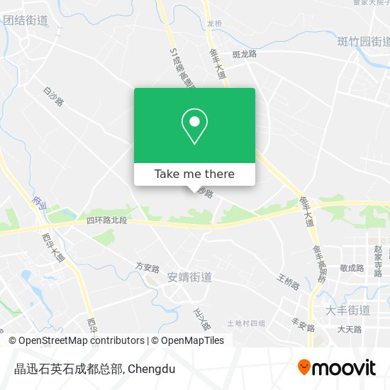 晶迅石英石成都总部 map