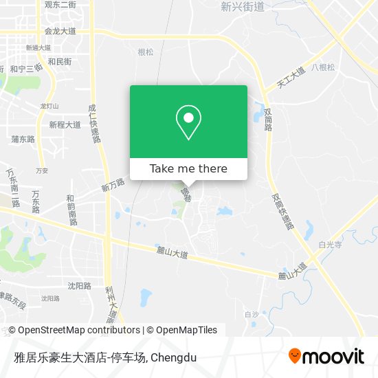 雅居乐豪生大酒店-停车场 map