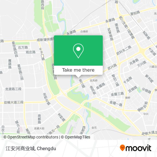 江安河商业城 map