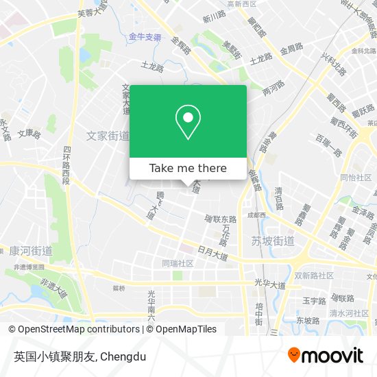 英国小镇聚朋友 map