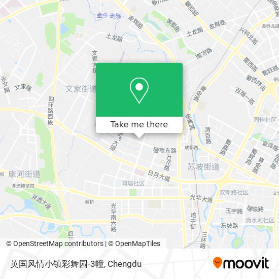 英国风情小镇彩舞园-3幢 map