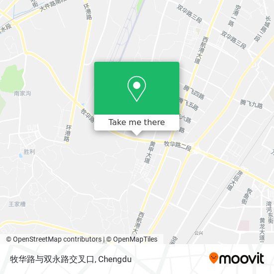牧华路与双永路交叉口 map