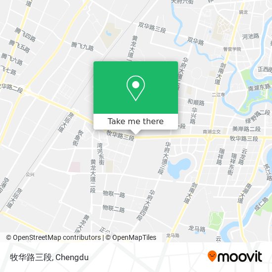 牧华路三段 map