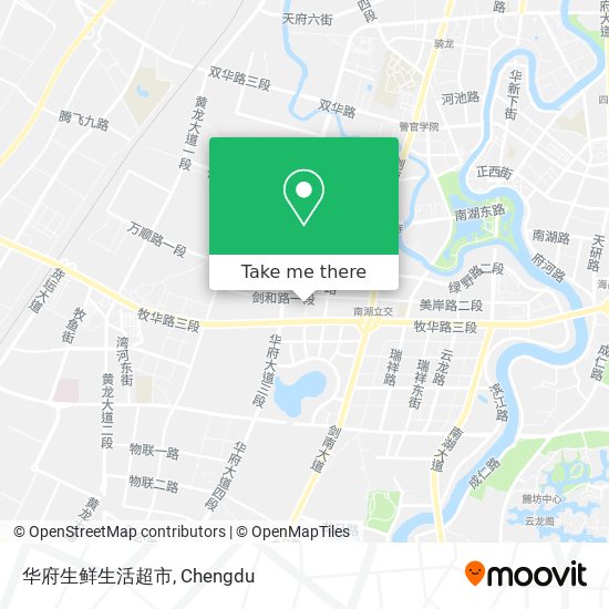 华府生鲜生活超市 map