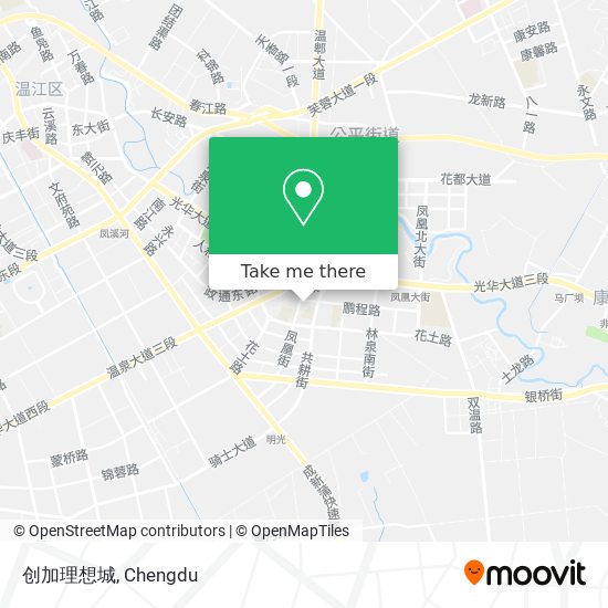 创加理想城 map
