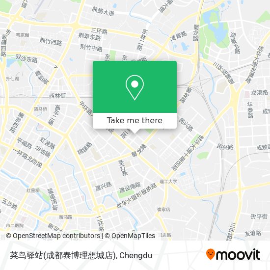 菜鸟驿站(成都泰博理想城店) map