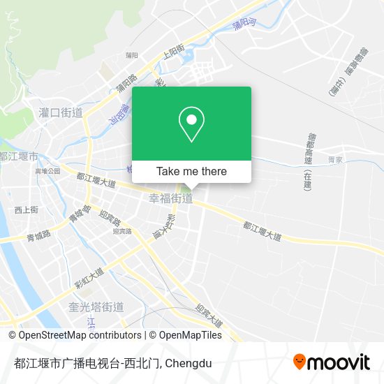 都江堰市广播电视台-西北门 map