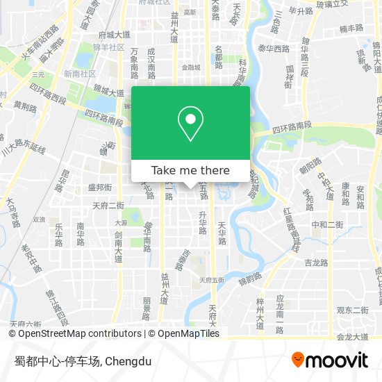 蜀都中心-停车场 map