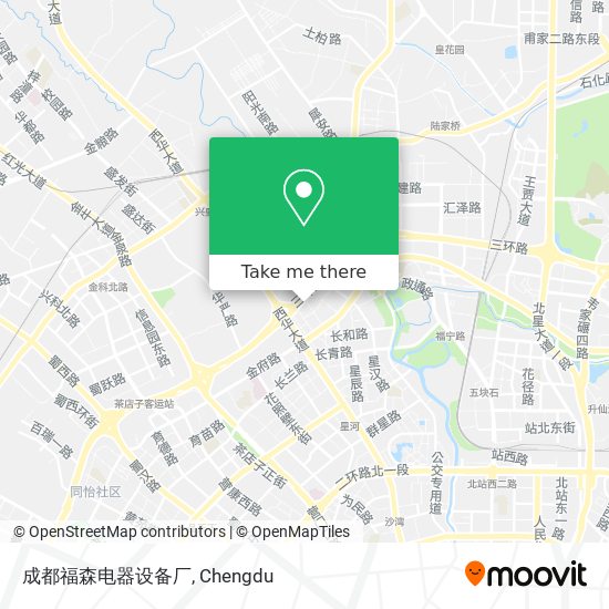 成都福森电器设备厂 map