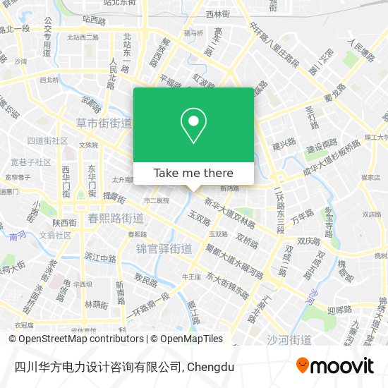 四川华方电力设计咨询有限公司 map