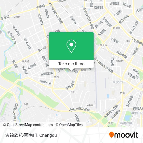 簇锦欣苑-西南门 map