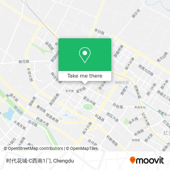 时代花城-C西南1门 map