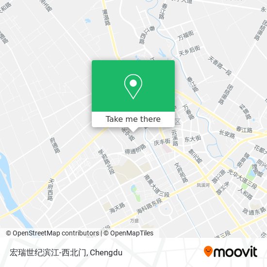 宏瑞世纪滨江-西北门 map