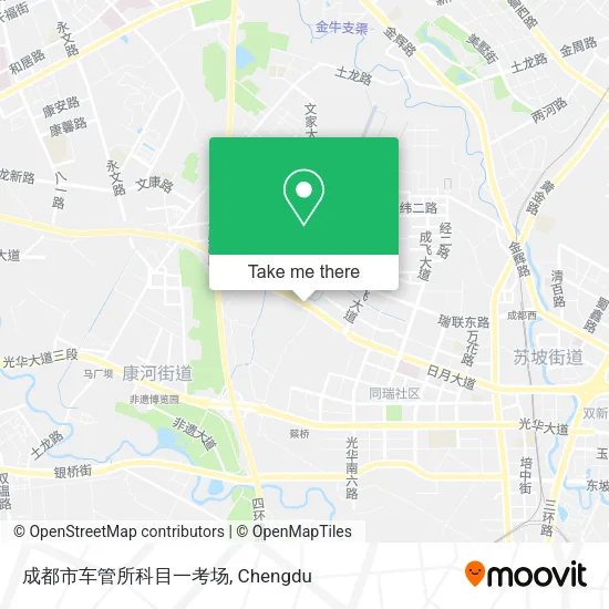 成都市车管所科目一考场 map