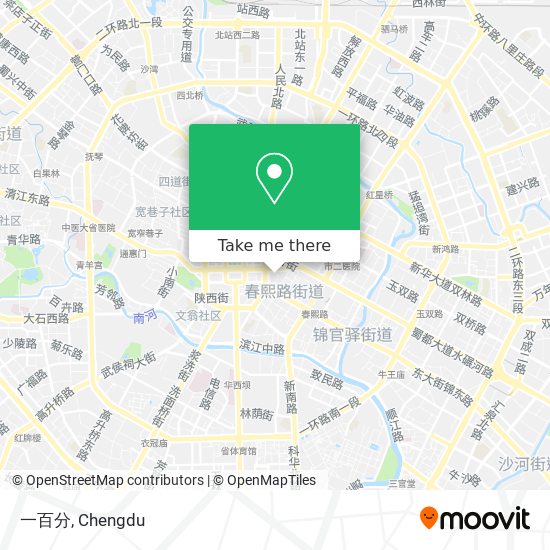 一百分 map