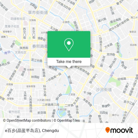 e百步(晶蓝半岛店) map