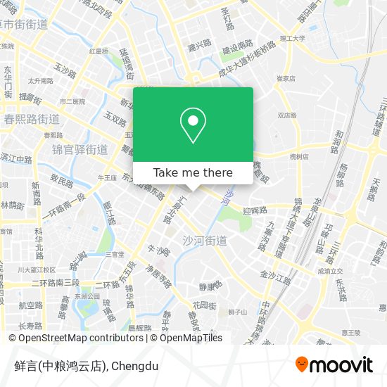 鲜言(中粮鸿云店) map