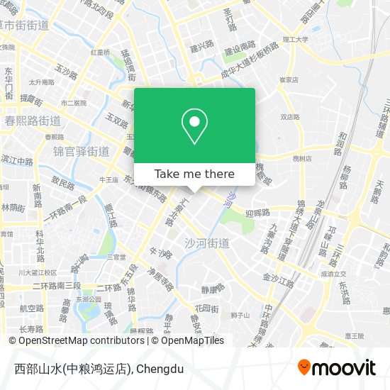西部山水(中粮鸿运店) map