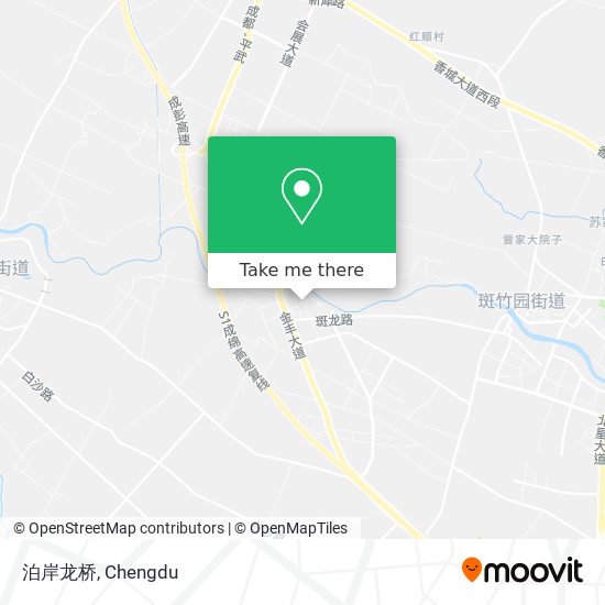 泊岸龙桥 map