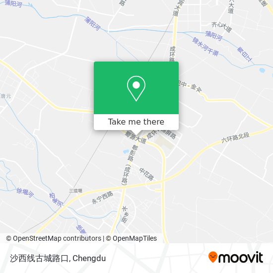 沙西线古城路口 map