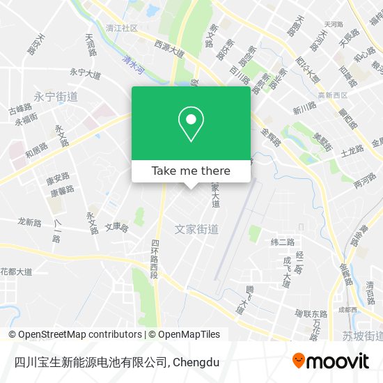 四川宝生新能源电池有限公司 map