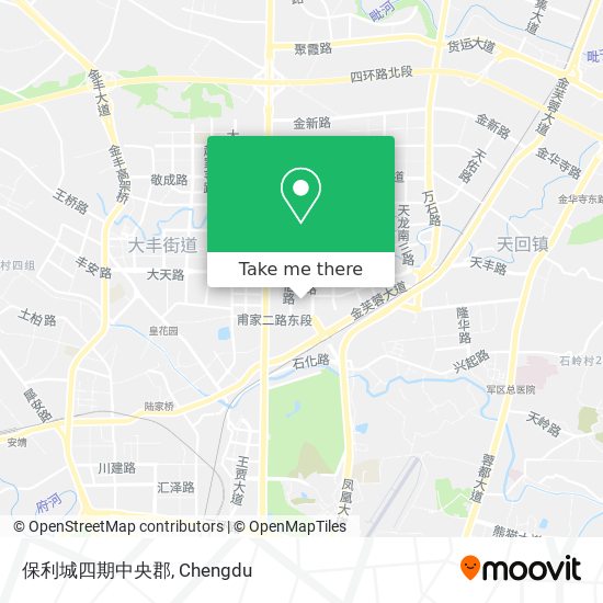 保利城四期中央郡 map
