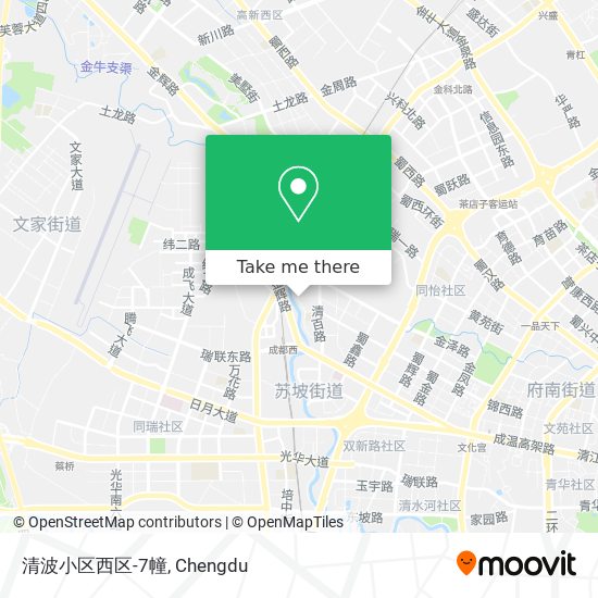 清波小区西区-7幢 map
