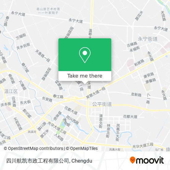 四川航凯市政工程有限公司 map