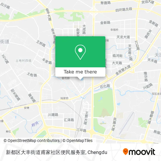 新都区大丰街道甫家社区便民服务室 map