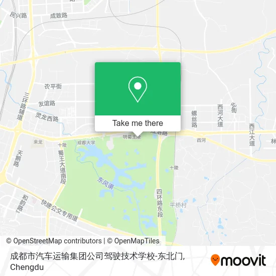 成都市汽车运输集团公司驾驶技术学校-东北门 map