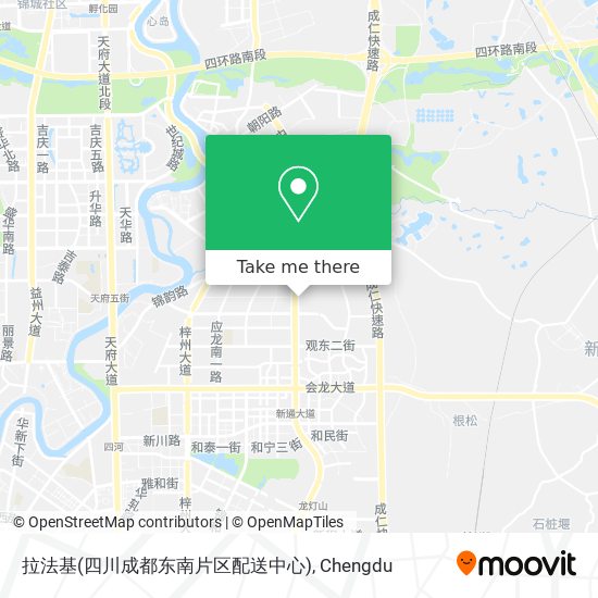 拉法基(四川成都东南片区配送中心) map