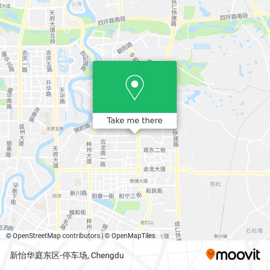 新怡华庭东区-停车场 map