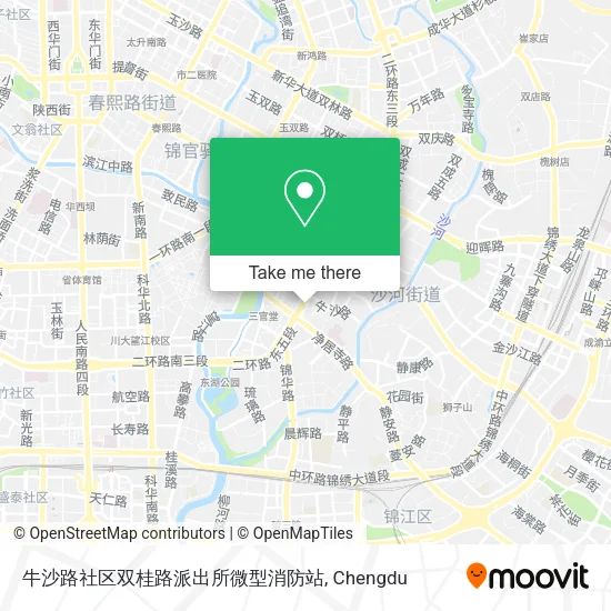 牛沙路社区双桂路派出所微型消防站 map