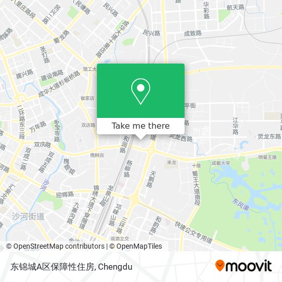 东锦城A区保障性住房 map
