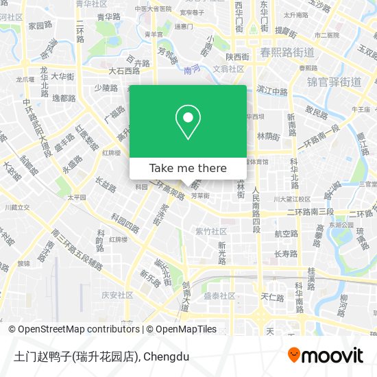 土门赵鸭子(瑞升花园店) map