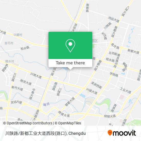 川陕路/新都工业大道西段(路口) map