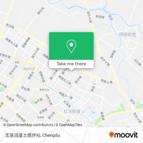 宏基混凝土搅拌站 map