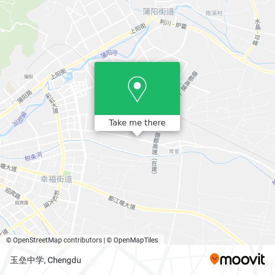 玉垒中学 map