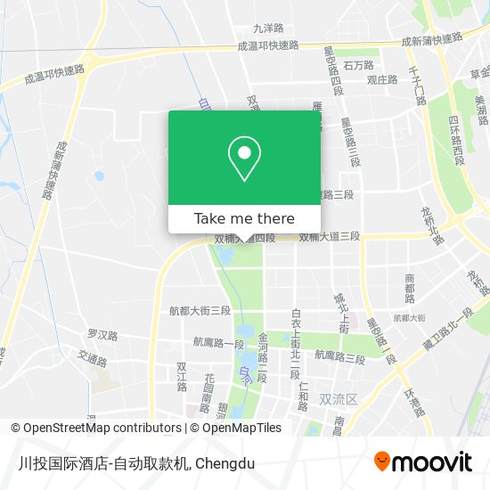 川投国际酒店-自动取款机 map