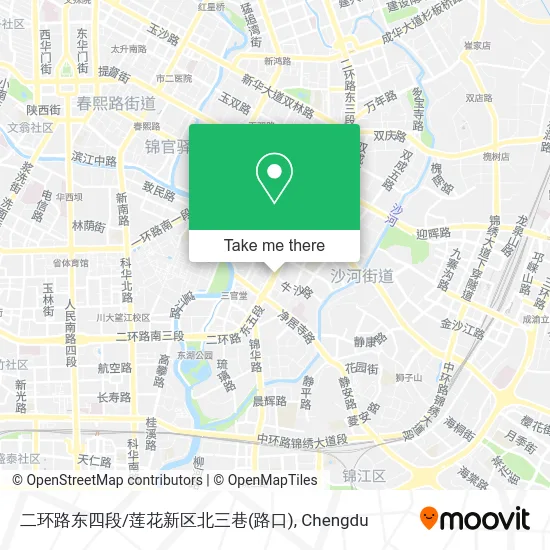 二环路东四段/莲花新区北三巷(路口) map